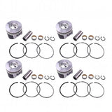 Piston & Piston Ring Set 1J550-21110 1G544-21110 for Kubota Engine V3800 Tractor M8540DT M8540F M9540DT M9540HDL M95SH - Fab Heavy Parts