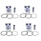 Piston & Piston Ring Set AM878606 for Yanmar Engine 3TNE84 4TNE84 Tractor 4300 4500 4600