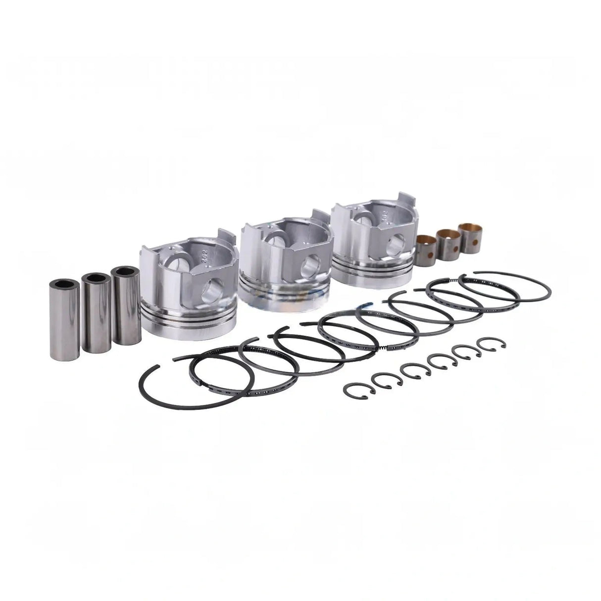 Piston & Piston Ring Set SBA115017140 SBA198517125 for CASE Tractor DX18E DX24E DX23 DX26 - Fab Heavy Parts