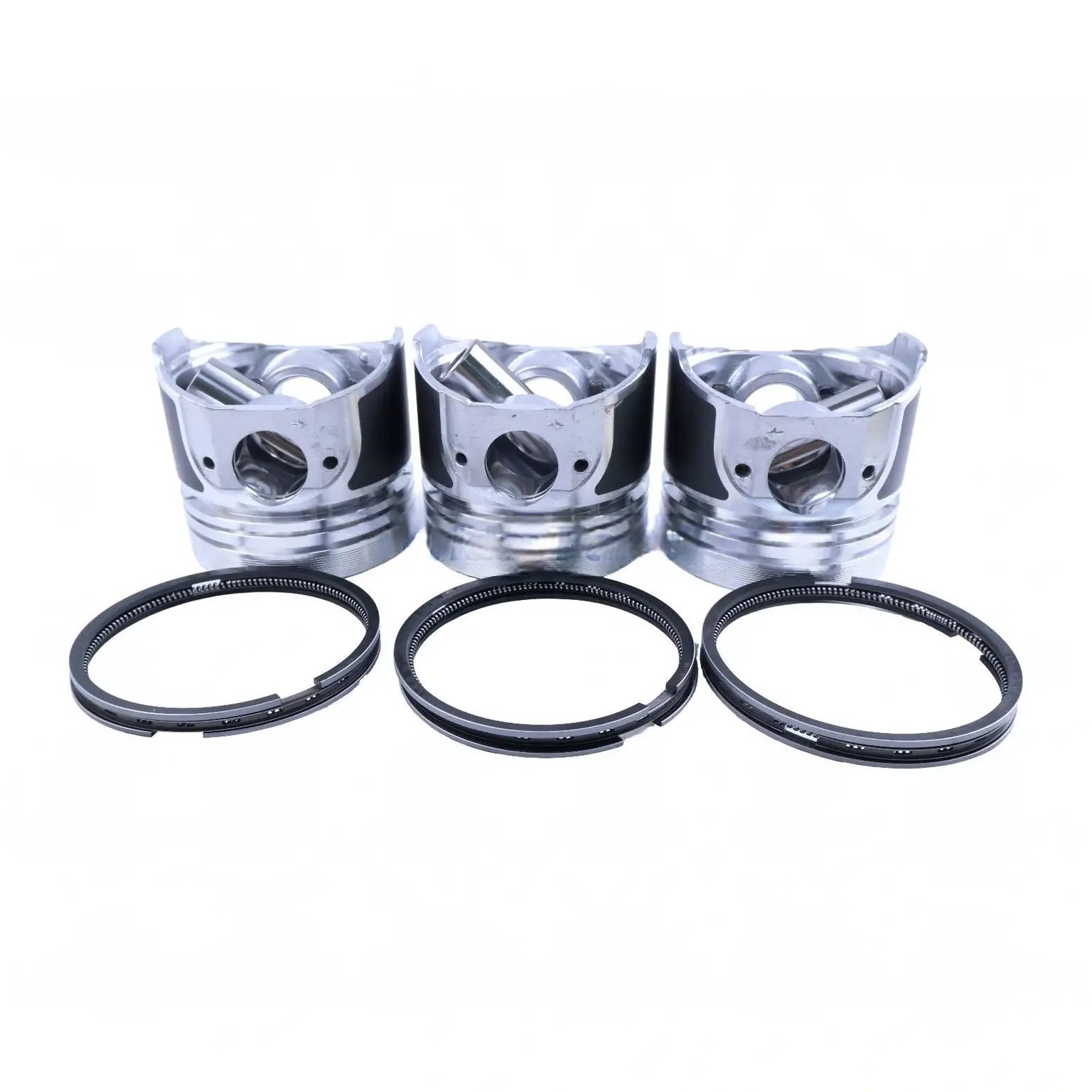 Piston & Piston Ring Set STD 76mm for Kubota D1005 Engine - Fab Heavy Parts