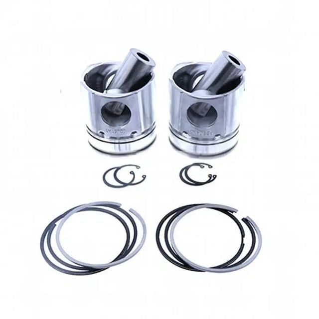 Piston Set of Air Brake Compressor 618DA3509002A for Hanma Engine 618 628 - Fab Heavy Parts