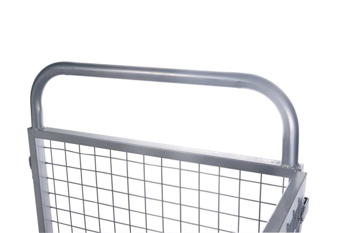 Platform Truck with Cage 6 - in - 1 Platform Hand Truck with 6" Casters Removable Side Swivel Wheel 1800lbs Capacity - Fab Heavy Parts