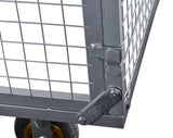 Platform Truck with Cage 6 - in - 1 Platform Hand Truck with 6" Casters Removable Side Swivel Wheel 1800lbs Capacity - Fab Heavy Parts