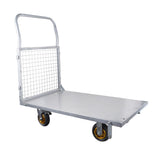Platform Truck with Cage 6 - in - 1 Platform Hand Truck with 6" Casters Removable Side Swivel Wheel 1800lbs Capacity - Fab Heavy Parts