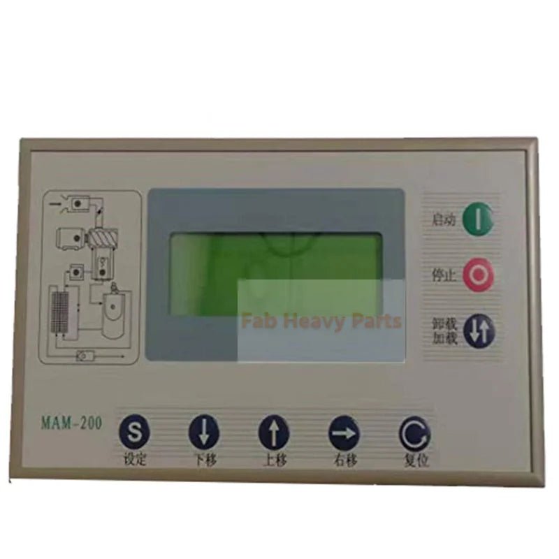PLC Computer Controller Panel MAM - 200 MAM200 Fits For Air Compressor - Fab Heavy Parts