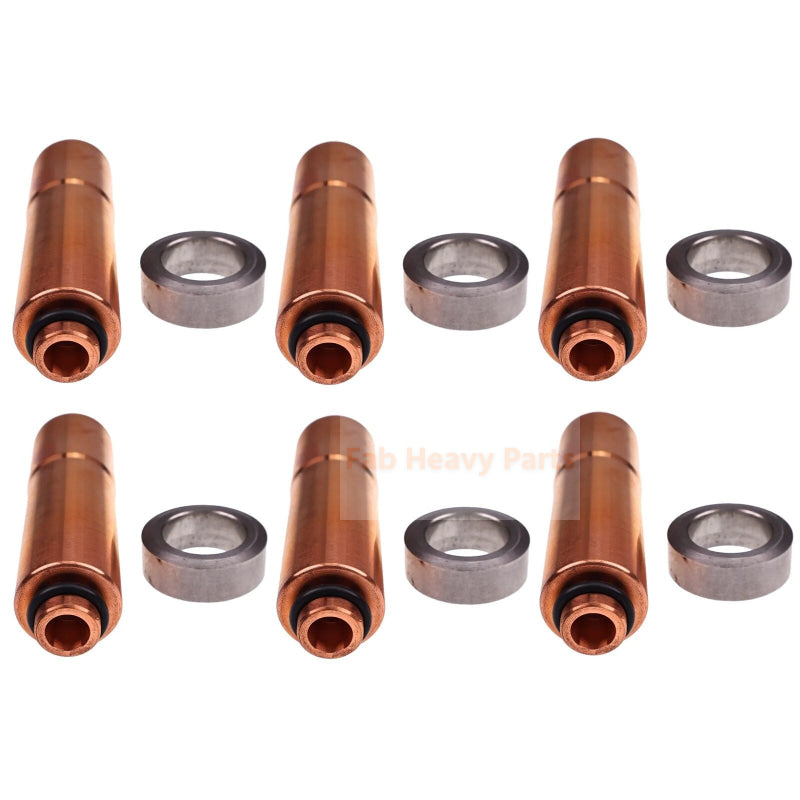 6x Injector Sleeve Tube 276130 For Volvo TD610G D70CHC Engine EC280 L120 A25C