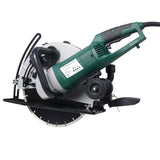 Portable 14" Wet/Dry Electric Corded Circular Concrete Saw/Power Angle Cutter 2600W w/Water Line & Guide Roller With Blade ETL Certificate - Fab Heavy Parts