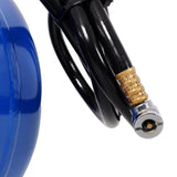 Portable 7 Gallon Air Tank Lightweight Durable Air Compressor Tank with Pressure Gauge Safety Valve and 47 Inch Hose - Blue - Fab Heavy Parts