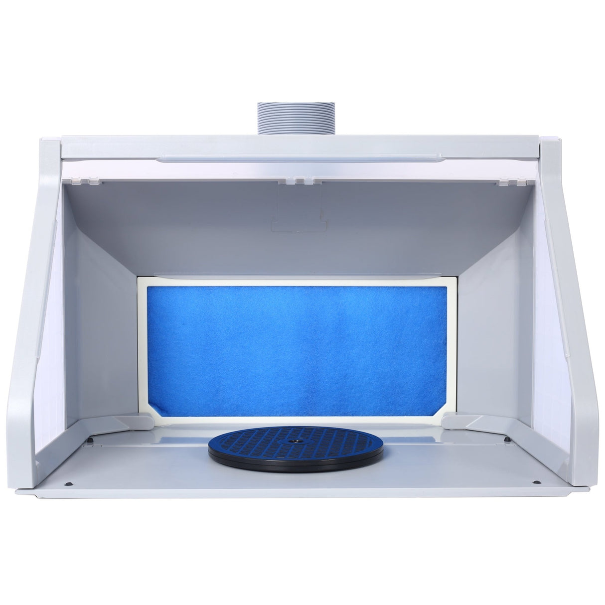 Portable Airbrush Paint Spray Booth Kit Pro Set with Turn Table Powerful Fan LED Spray Booth + Hose Dual Fans - Fab Heavy Parts