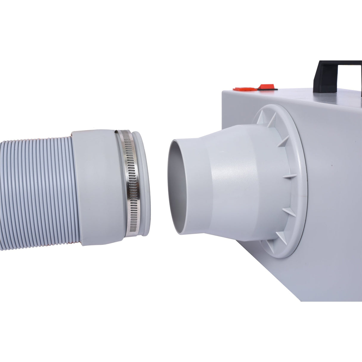 Portable Airbrush Spray Booth with 3 LED Lights Extra Replaceable Filter Pad Turn Table and 6ft Exhaust Extension Hose - Fab Heavy Parts