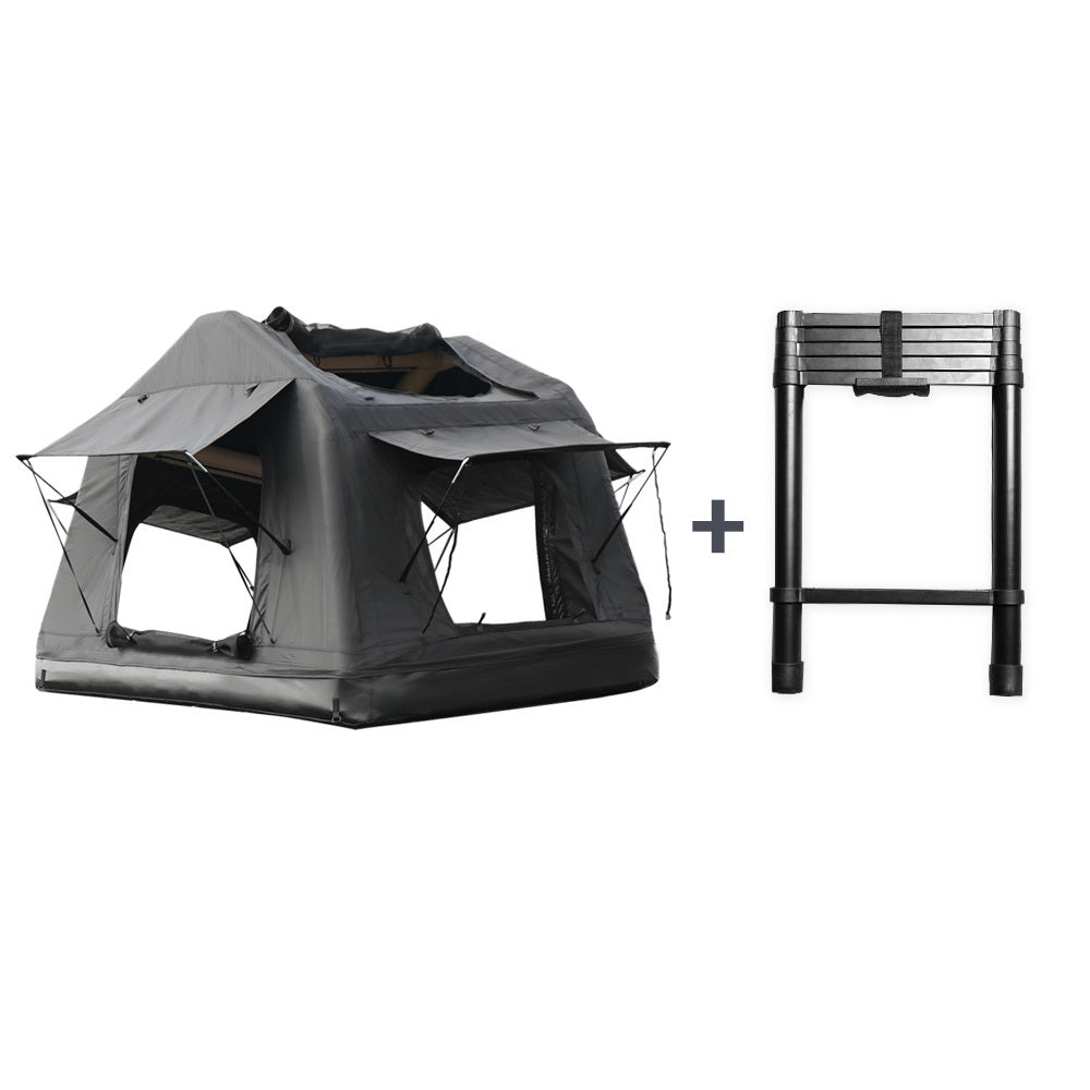Portable Amphibious Inflatable Tent For Camping Foldable Offroad Roof Top Floating Tent (With Ladder) - Fab Heavy Parts