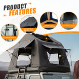 Portable Amphibious Inflatable Tent For Camping Foldable Offroad Roof Top Floating Tent (With Ladder) - Fab Heavy Parts