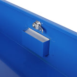 Premium Mobile Tear Down Table with 3.5 Gallon Part Washer and 110V Pump in Blue Steel with Drawer and Drain Tray - Fab Heavy Parts