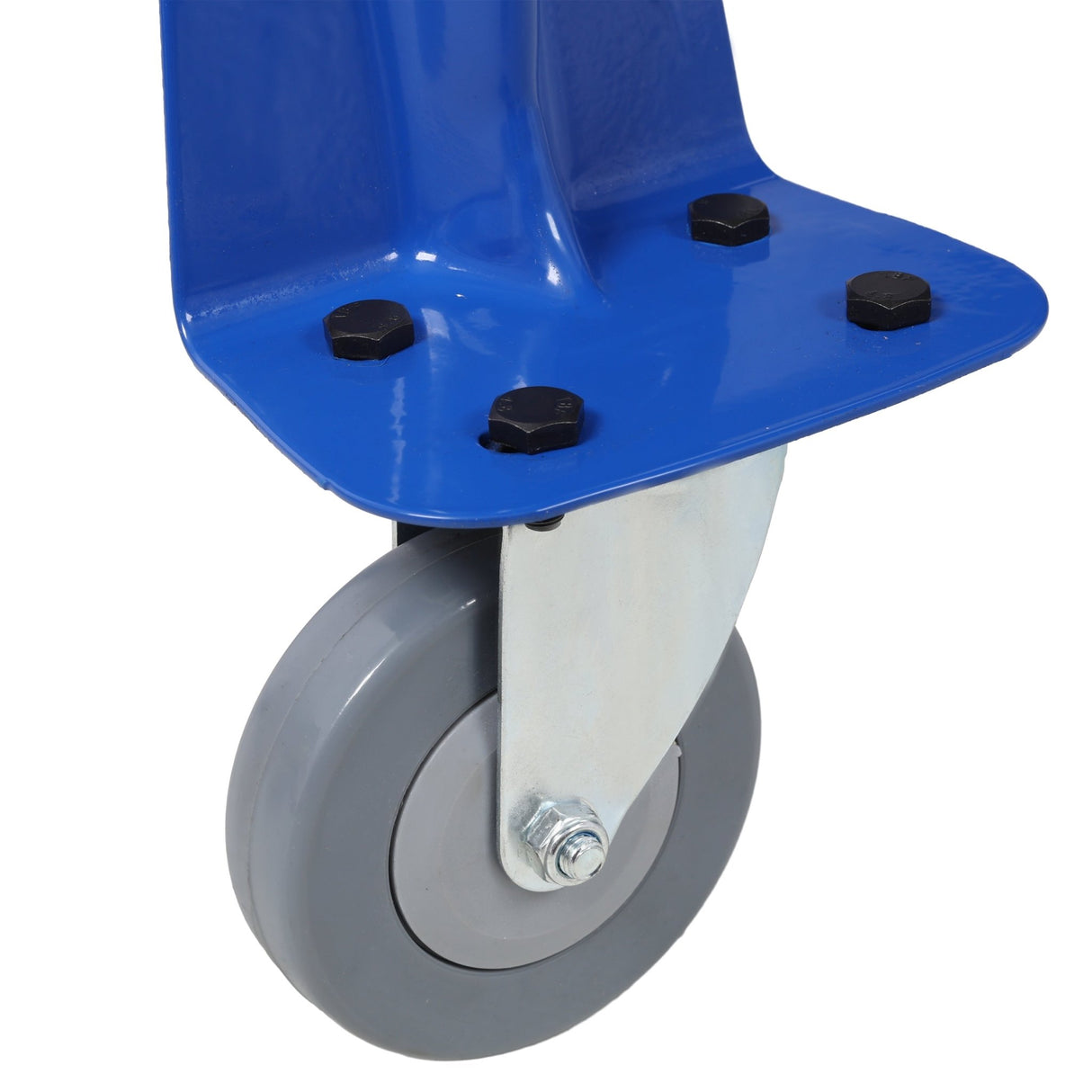 Premium Mobile Tear Down Table with 3.5 Gallon Part Washer and 110V Pump in Blue Steel with Drawer and Drain Tray - Fab Heavy Parts