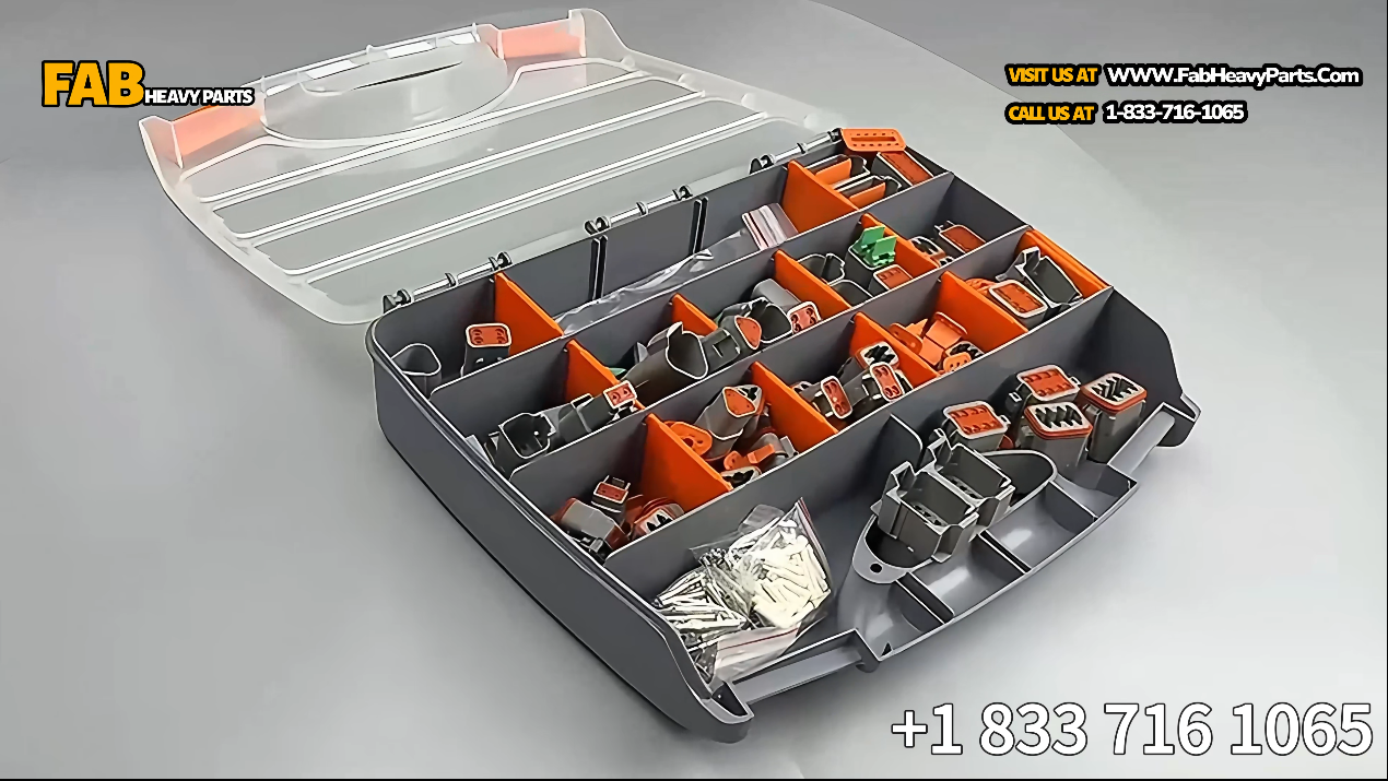 191 Piece Deutsch DT Connector Kit for 14-16 AWG Solid Contacts Kit