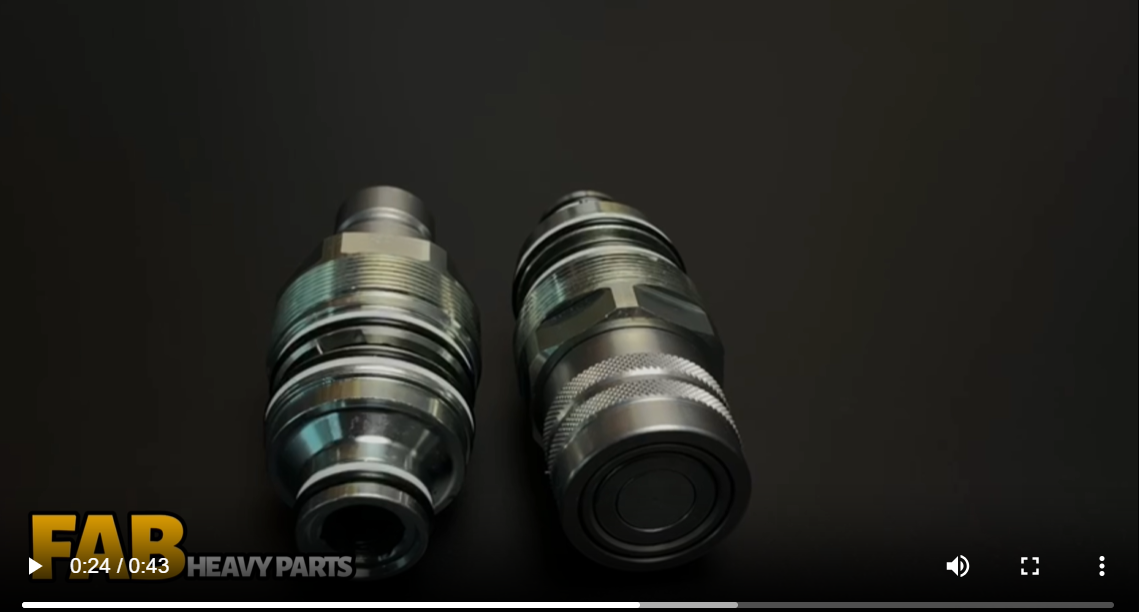 Flat Face Coupler Kit 6679837 6680018 For Bobcat 753 863 S175 S300 S650 T140 T180