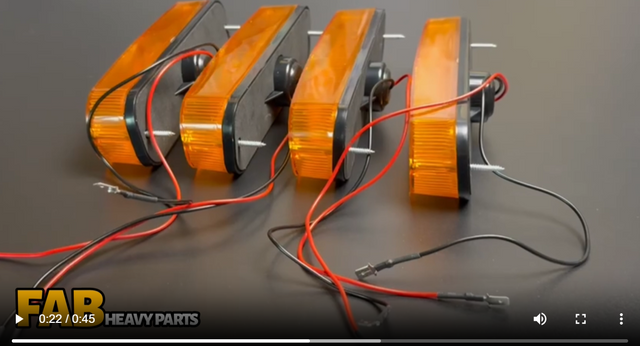 4 PCS LED Flashing Cab Light AR60250 Fits for John Deere 4040 4240 4440 4640 4840 4030 4230 4430 4630