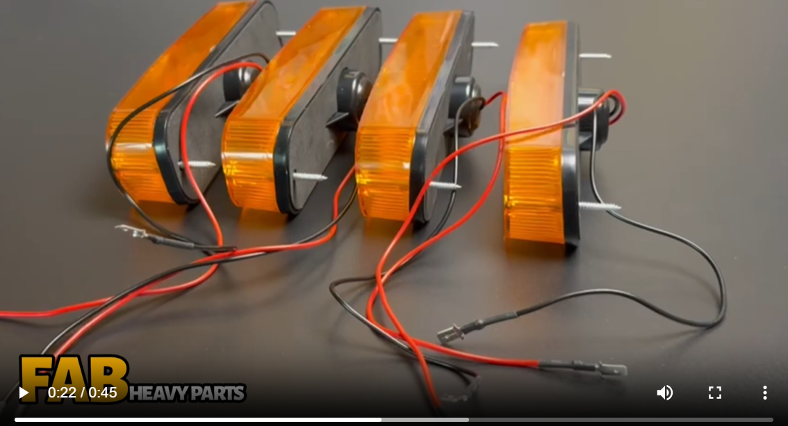 4 PCS LED Flashing Cab Light AR60250 Fits for John Deere 4040 4240 4440 4640 4840 4030 4230 4430 4630