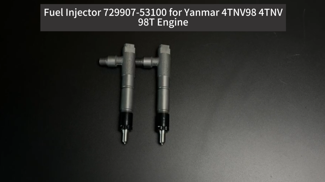 4 PCS Fuel Injector 729907-53100 for Yanmar 4TNV98 4TNV98T Engine