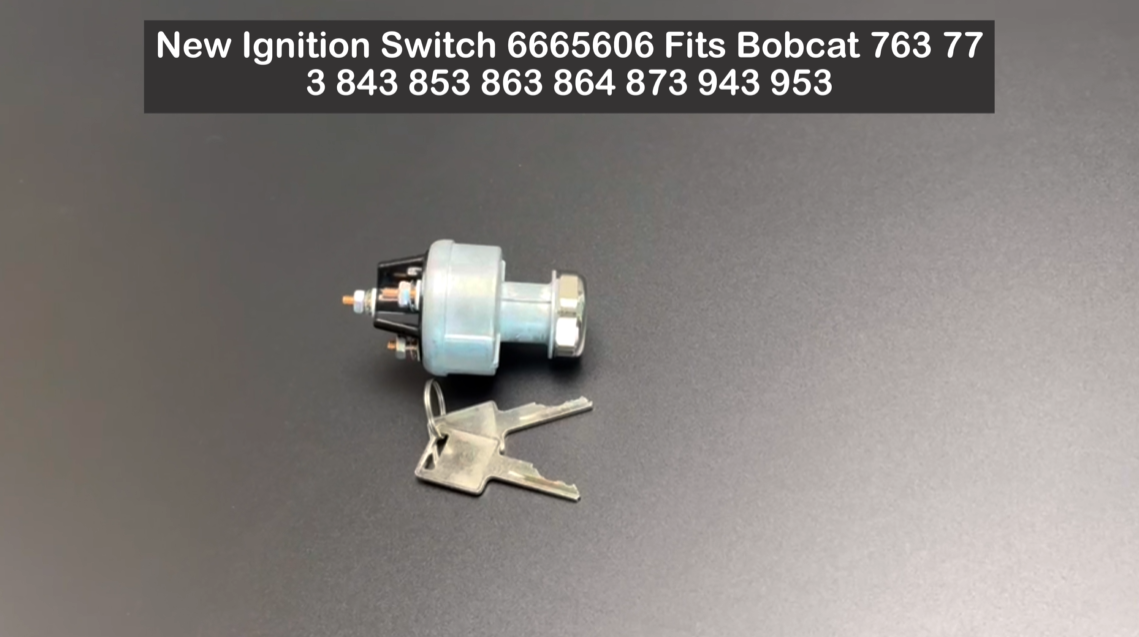 New Ignition Switch 6665606 Fits Bobcat 763 773 843 853 863 864 873 943 953