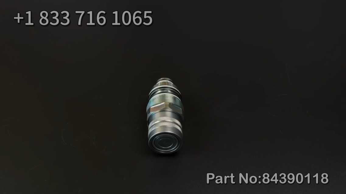 84390118 Female Flat Face Coupler Fits Case SR130 SR150 SR175 SV300 New Holland C227 C232 C238 L221 L220 L223