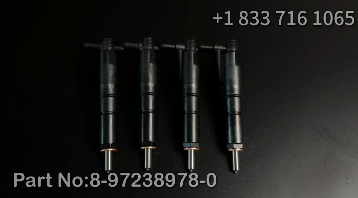 4 Piece Fuel Injector 8-97238978-0 Fits for Isuzu Engine 4JG1 4JG1T