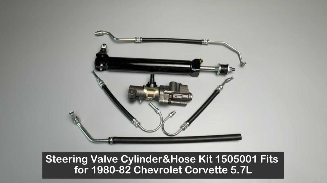 Steering Valve Cylinder&Hose Kit 1505001 Fits for 1980-82 Chevrolet Corvette 5.7L