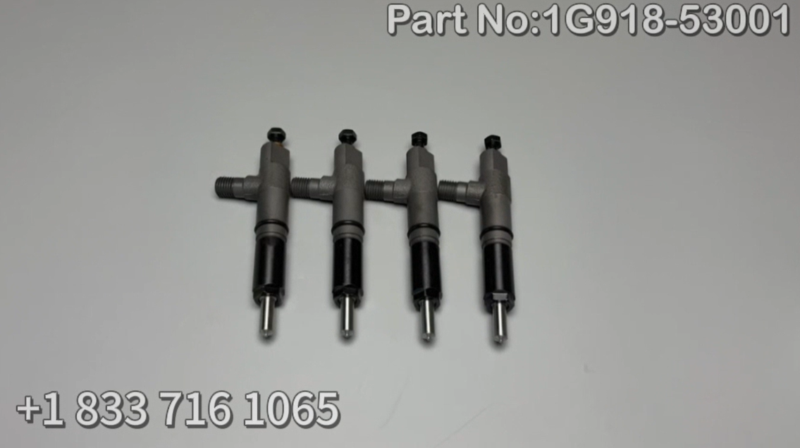 4 Piece Fuel Injector 1G918-53001 1G918-53003 1G91853000 For Kubota Engine V2203