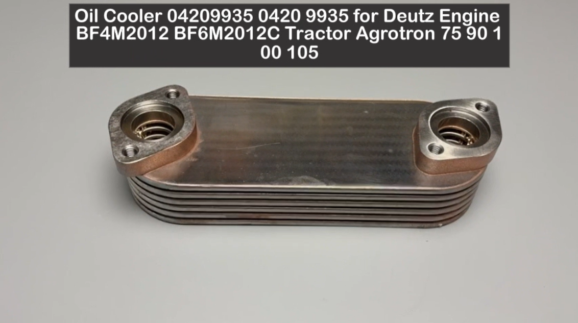 Oil Cooler 04209935 0420 9935 for Deutz Engine BF4M2012 BF6M2012C Tractor Agrotron 75 90 100 105