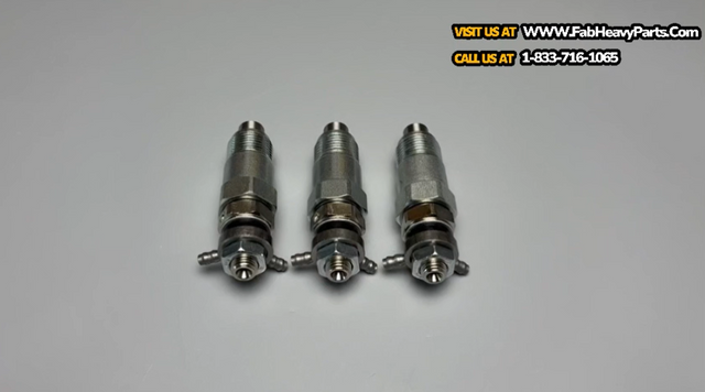 3 PCS Fuel Injector 3974254 for Kubota Engine D750 D1402 V1702 V1902 Fits Bobcat 743 643 645 231 225 331 1600