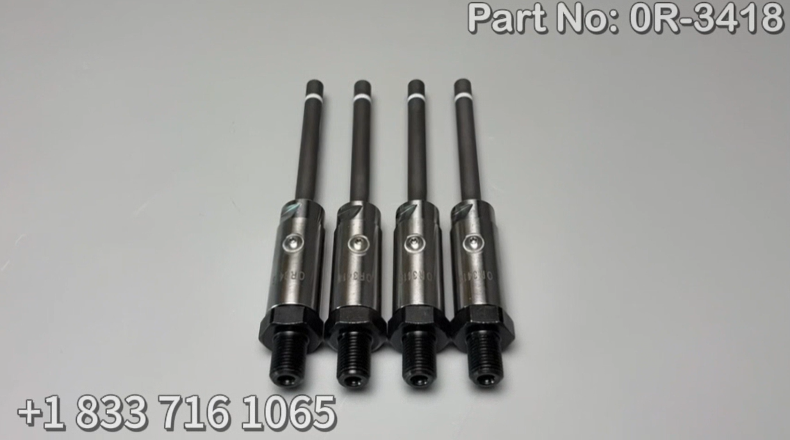 4 PCS Fuel Injector 0R-3418 0R3418 Fits for Caterpillar CAT Engine 3304 3304B 3306 3306B Excavator 215 219 225 229 235 E240 E300