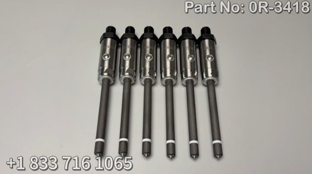 6 PCS Fuel Injector 0R-3418 0R3418 Fits for Caterpillar CAT Engine 3304 3304B 3306 3306B Excavator 215 219 225 229 235 E240 E300