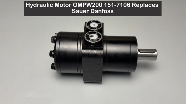 Hydraulic Motor OMPW200 151-7106 Replaces Sauer Danfoss
