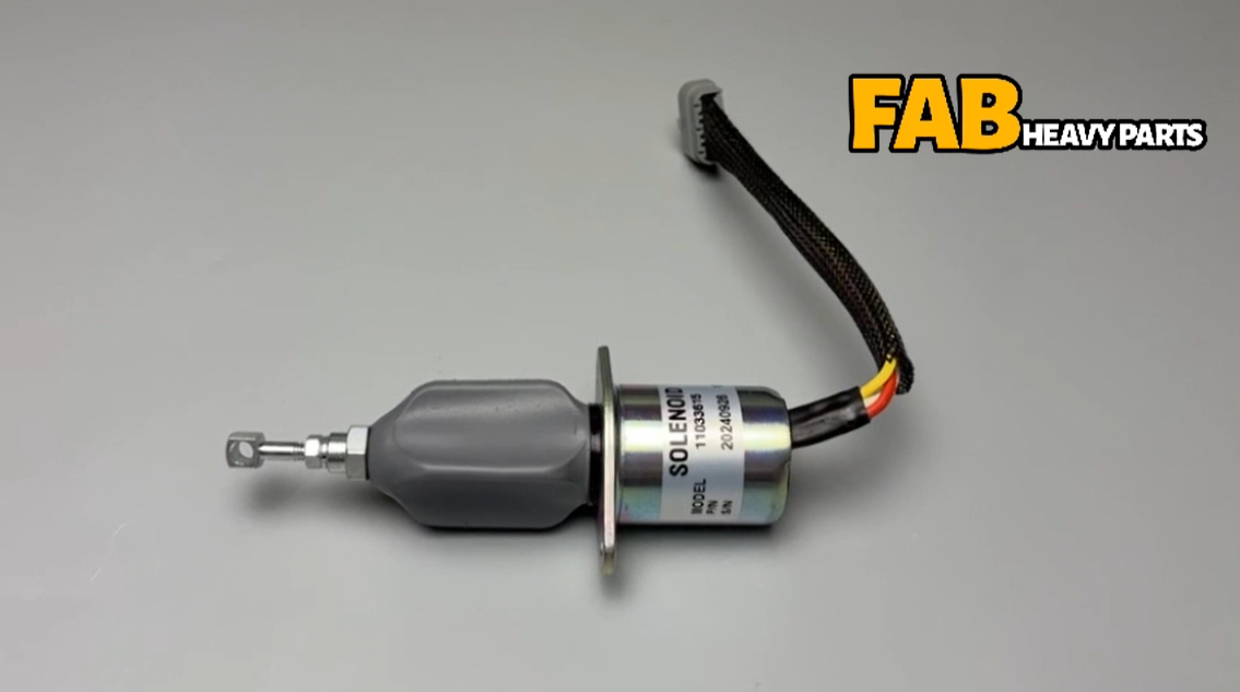 24V Stop Solenoid VOE11033615 Fits for Volvo Wheel Loader L180 L180C L50B L50C