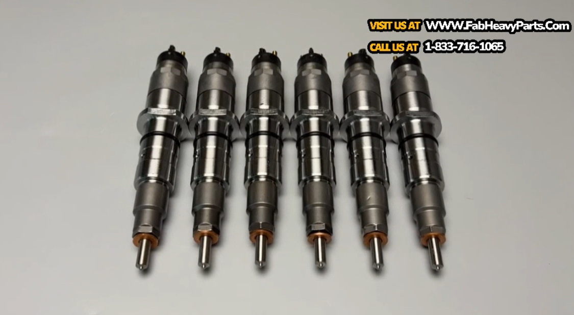 6 Piece Fuel Injector 0445120272 5263305 Fits for Cummins QSC8.3 8.3L Engine