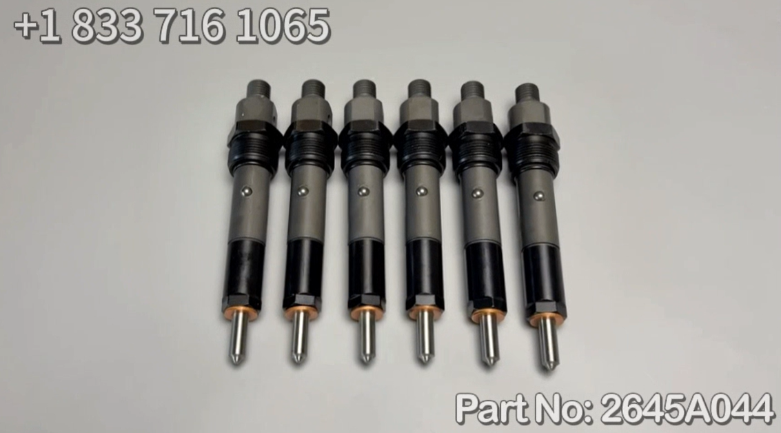 6 PCS Fuel Injector 2645A044 for Perkins Engine 1004-40T 1006-60T