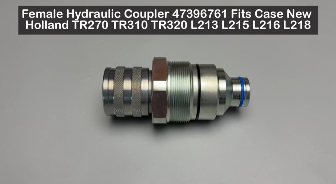 Female Hydraulic Coupler 47396761 Fits Case New Holland TR270 TR310 TR320 L213 L215 L216 L218