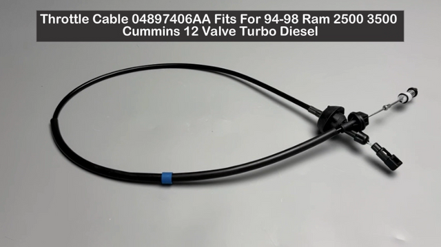 Throttle Cable 04897406AA Fits For 94-98 Ram 2500 3500 Cummins 12 Valve Turbo Diesel