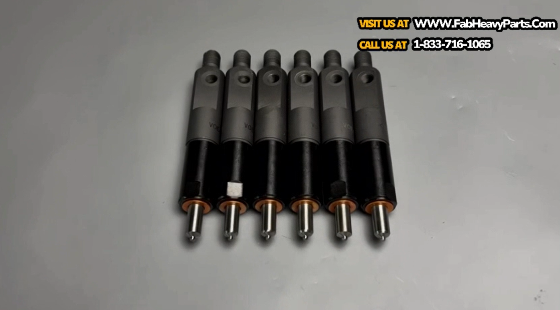 6 PCS Injector VOE479443 VOE8112303 for Volvo Engine TD102 TD103E