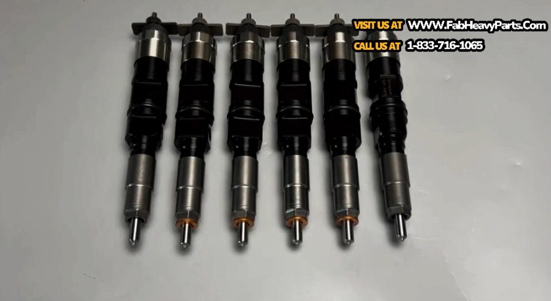 6PCS Fuel Injector RE516540 RE507860 095050-5050 Fits for John Deere 6068 6081 6090