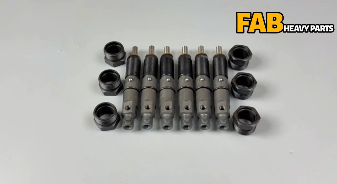 6 PCS Fuel Injector 3897596 3967597 0432131753 Fits for Cummins Engine 6BTA 5.9L