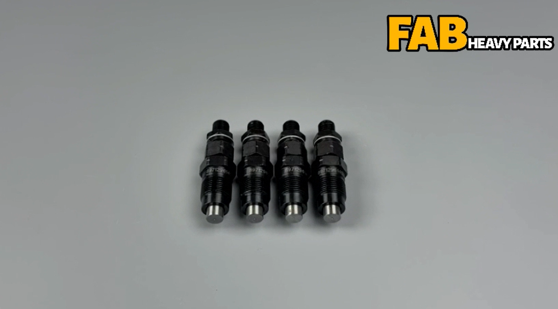 4 PCS Fuel Injector 8971296140 for Isuzu Engine UM4LC1 4LE1 4LE2
