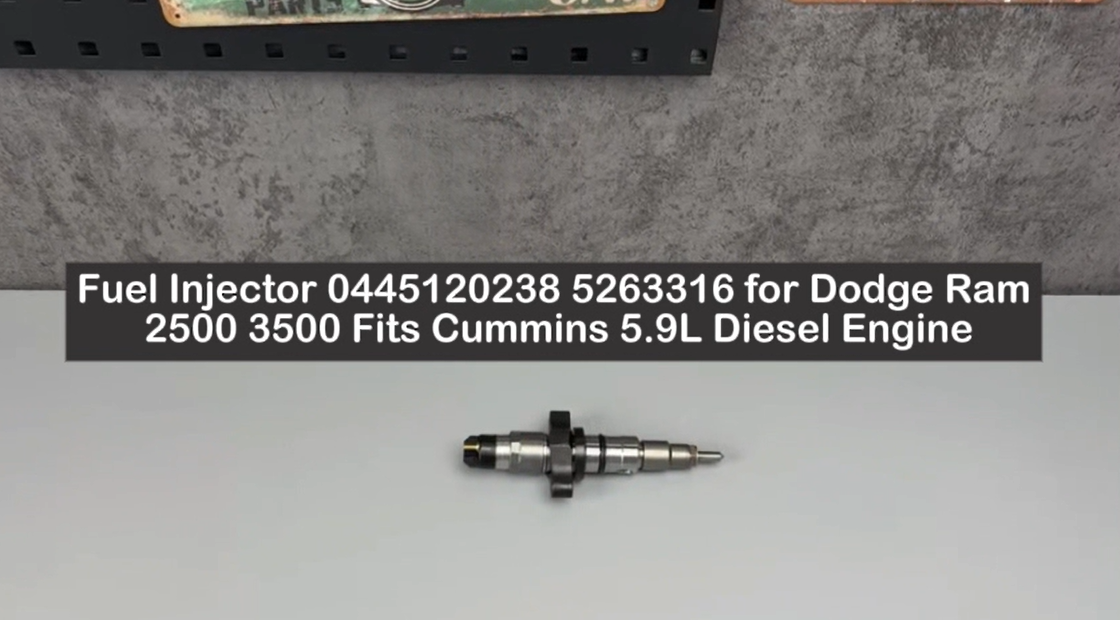 Fuel Injector 0445120238 5263316 for Dodge Ram 2500 3500 Fits Cummins 5.9L Diesel Engine