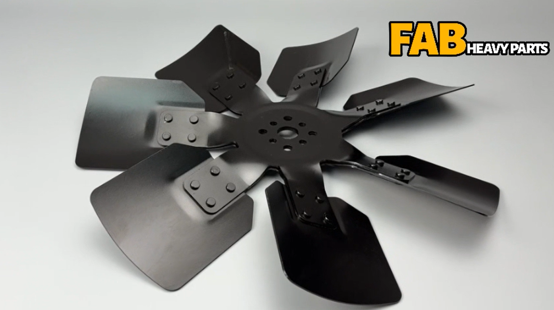 7 Blade Cooling Fan 185377A1 for Case 580N 586H 588H 580SL 590SL 588G for New Holland U80C U80B