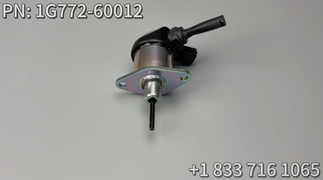 Solenoide di spegnimento 12V per motore Kubota V3300 V3600 V3307 1G772-60012, 1G772-60014