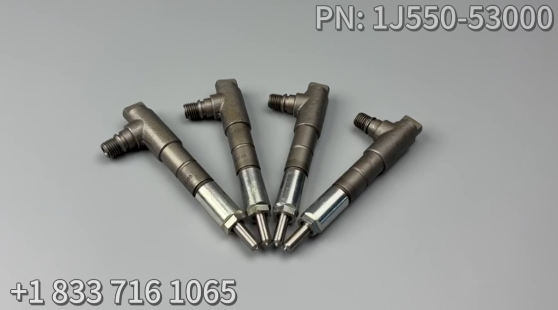 4PCS Fuel Injector 1J550-53000 1J550-53001 for Kubota Engine V3800 V3800-DI-T