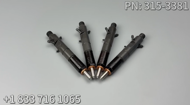 4 PCS Fuel Injector 315-3381 3153381 Fits for Caterpillar CAT Engine C4.4 Loader 416 420F 422E 428E 430 432 434 444