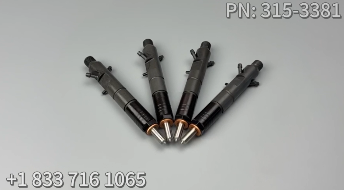 4 PCS Fuel Injector 315-3381 3153381 Fits for Caterpillar CAT Engine C4.4 Loader 416 420F 422E 428E 430 432 434 444
