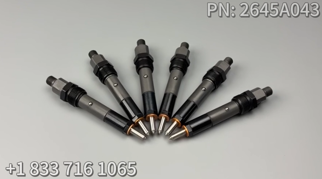 6 PCS Fuel Injector 2645A043 152-3935 1523935 for Perkins 1004-40 1006-60 Fits for Caterpillar CAT 3054 3056