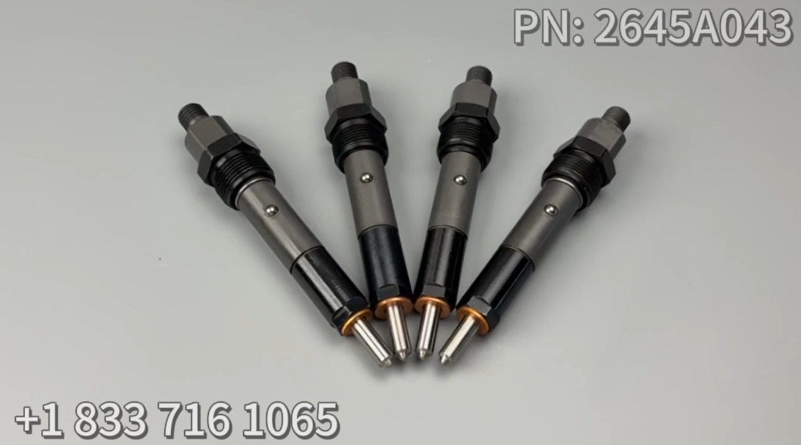 4 PCS Fuel Injector 2645A043 152-3935 1523935 for Perkins 1004-40 1006-60 Fits for Caterpillar CAT 3054 3056